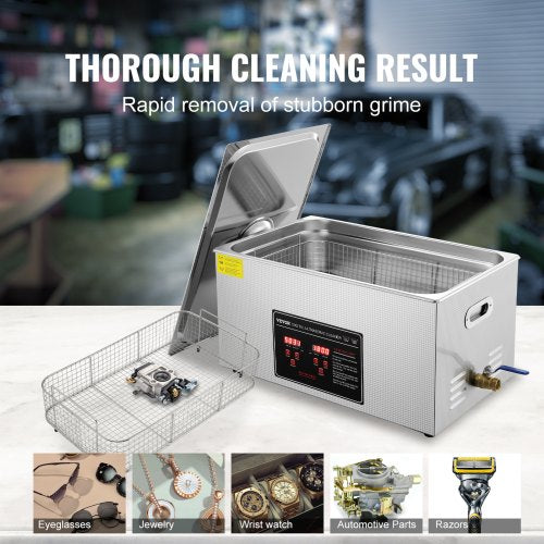 Ultrasonic Cleaner with Digital Timer Heater Professional Ultra Sonic