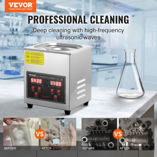 Ultrasonic Cleaner with Digital Timer Heater Professional Ultra Sonic