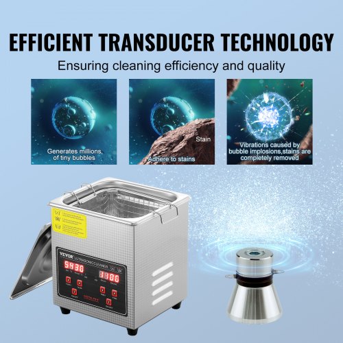 Ultrasonic Cleaner with Digital Timer Heater Professional Ultra Sonic