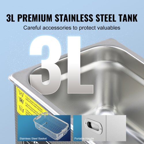 Ultrasonic Cleaner with Digital Timer Heater Professional Ultra Sonic