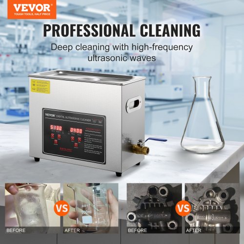 Ultrasonic Cleaner with Digital Timer Heater Professional Ultra Sonic