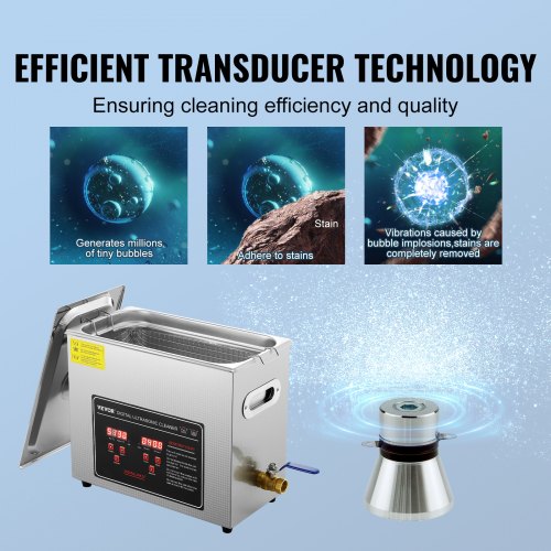 Ultrasonic Cleaner with Digital Timer Heater Professional Ultra Sonic