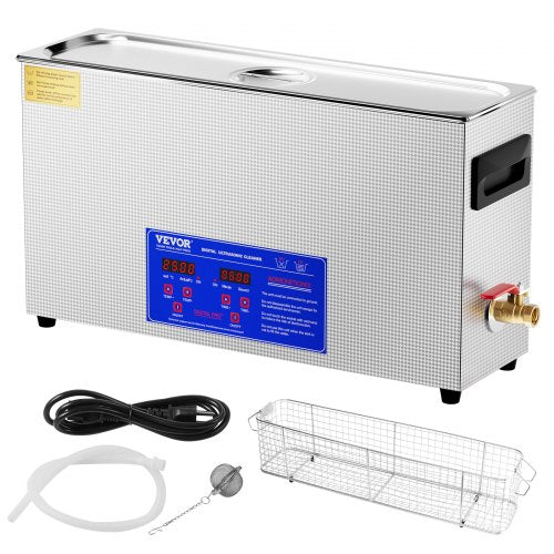 10L Ultrasonic Gun Cleaner 300W Professional Ultra Sonic Cleaning Machine