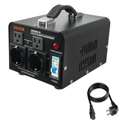Voltage Converter Transformer 1000VA Heavy Duty Step UpDown Power