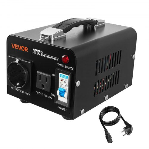 Voltage Converter Transformer 500VA Heavy Duty Step UpDown Power