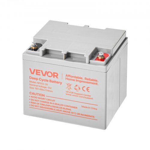 2 Pack 12V 35Ah Deep Cycle Battery Sealed AGM Technology Rechargeable Lead