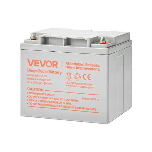 2 Pack 12V 35Ah Deep Cycle Battery Sealed AGM Technology Rechargeable Lead