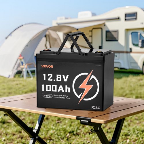 12V 100Ah LiFePO4 Battery Up to 15000 Cycles Deep Cycle Lithium Iron