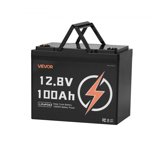 12V 100Ah LiFePO4 Battery Up to 15000 Cycles Deep Cycle Lithium Iron