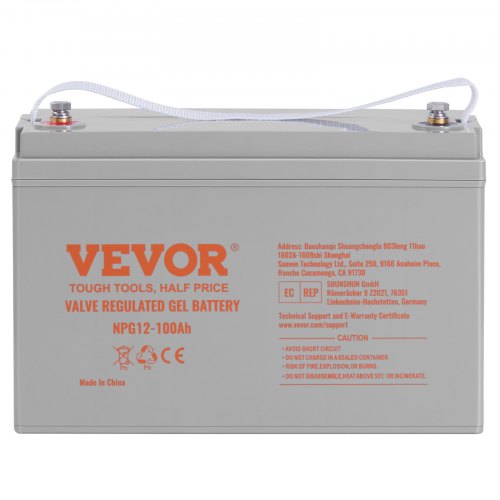 Deep Cycle Battery 12V 100 AH AGM Marine Rechargeable Battery High