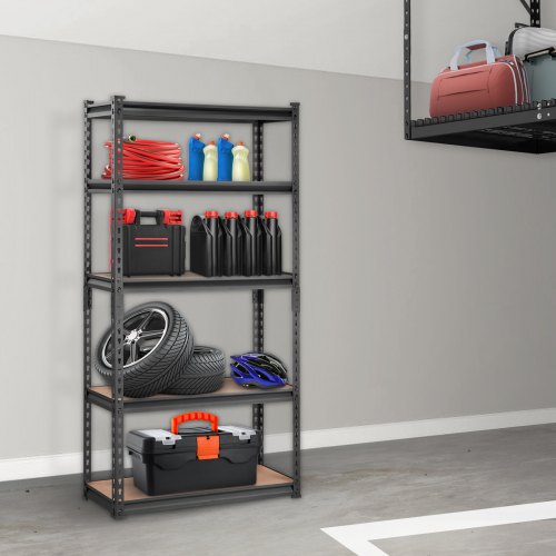 Storage Shelving Unit 5Tier Adjustable 2000 lbs Capacity Heavy Duty