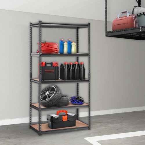 Storage Shelving Unit 5Tier Adjustable 2000 lbs Capacity Heavy Duty