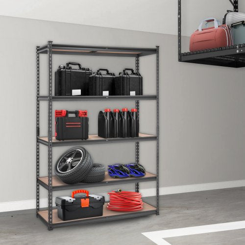 Storage Shelving Unit 5Tier Adjustable 2000 lbs Capacity Heavy Duty