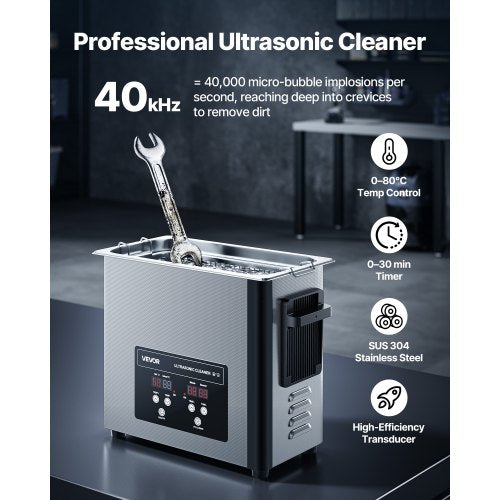 6L Ultrasonic Cleaner Professional Ultrasonic Cleaner Machine with Cleaning