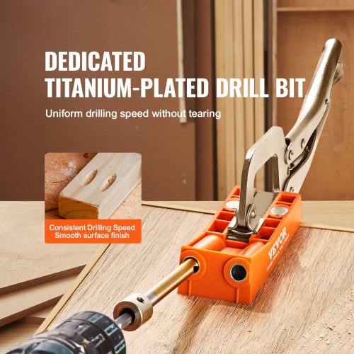 Pocket Hole Jig 56 Pcs Mini Jig Pocket Hole System with 9 Cclamp Step