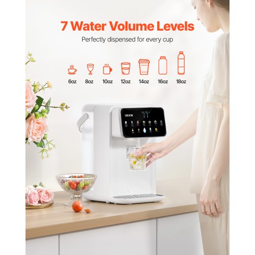 Instant Hot Water Dispenser Countertop Boiling Water Dispenser with Adjustable