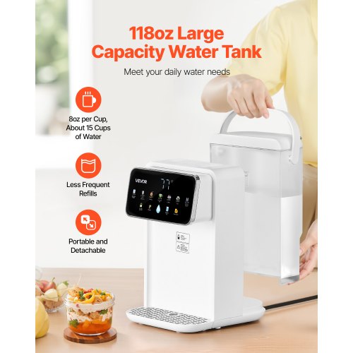 Instant Hot Water Dispenser Countertop Boiling Water Dispenser with Adjustable