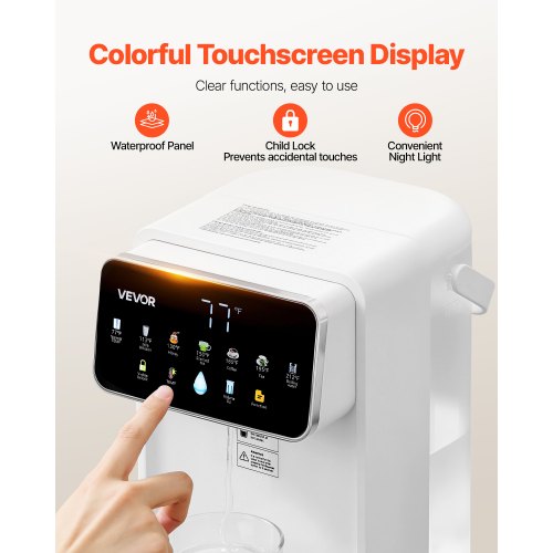 Instant Hot Water Dispenser Countertop Boiling Water Dispenser with Adjustable