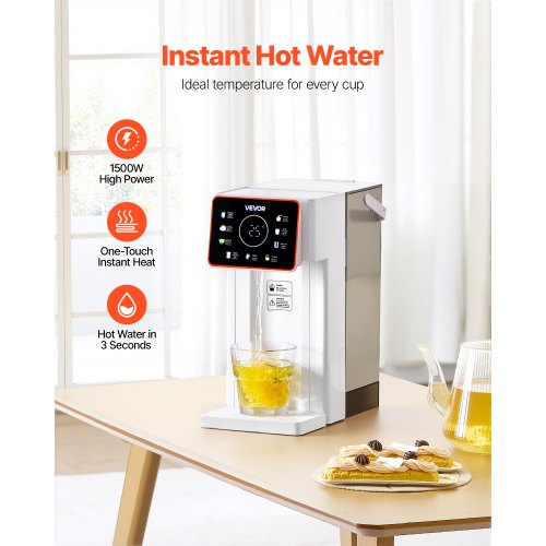 Instant Hot Water Dispenser Countertop Boiling Water Dispenser with Adjustable 1