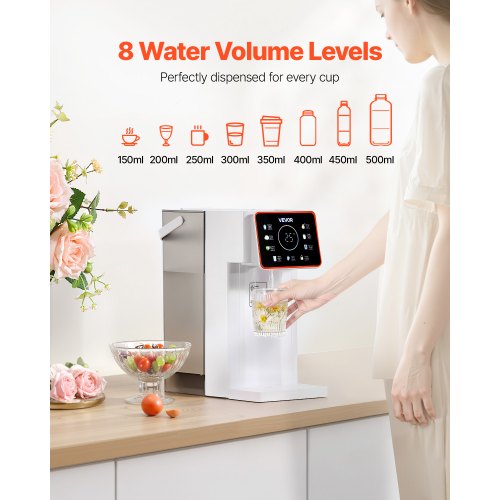 Instant Hot Water Dispenser Countertop Boiling Water Dispenser with Adjustable 1
