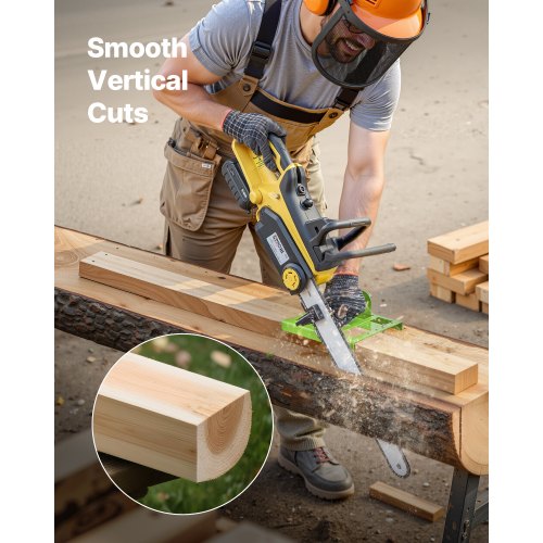 Chainsaw Mill Adjustable 26 in Width Vertical Lumber Cutting Guide