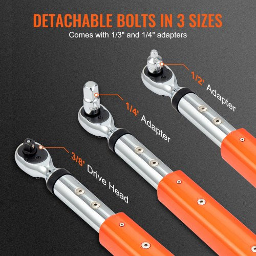 Digital Torque Wrench 3737ftlb550nm 38 Drive Electronic Torque