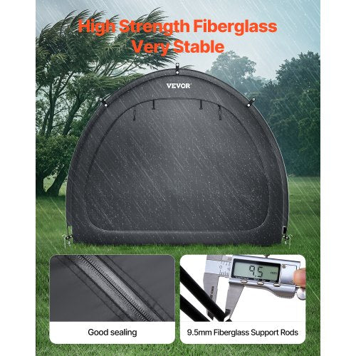 Bike Storage Tent 4 to 5 Bikes Outdoor Spacious Bike Storage Tent
