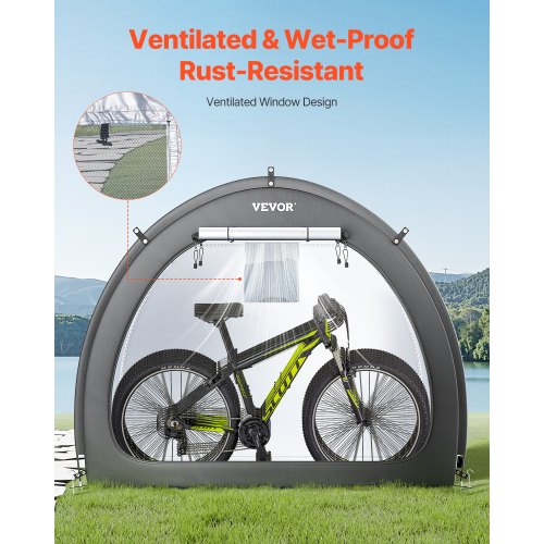 Bike Storage Tent 4 to 5 Bikes Outdoor Spacious Bike Storage Tent