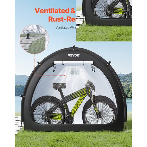 Bike Storage Tent 4 to 5 Bikes Outdoor Spacious Bike Storage Tent
