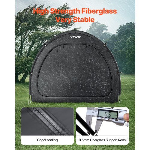 Bike Storage Tent 5 Bikes Outdoor Spacious Bike Storage Tent with Ventilated