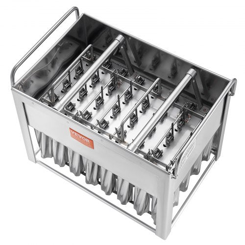 Commercial Popsicle Moulds 40PCS Cylindrical Ice Pop Moulds Stainless