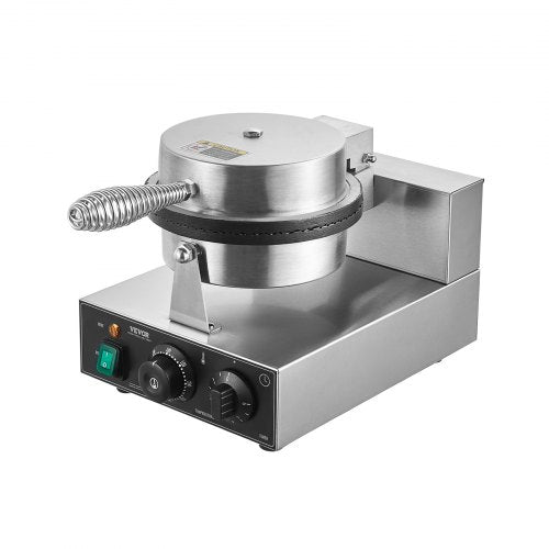 Electric Ice Cream Cone Maker Commercial 1230W Waffle Cone Machine