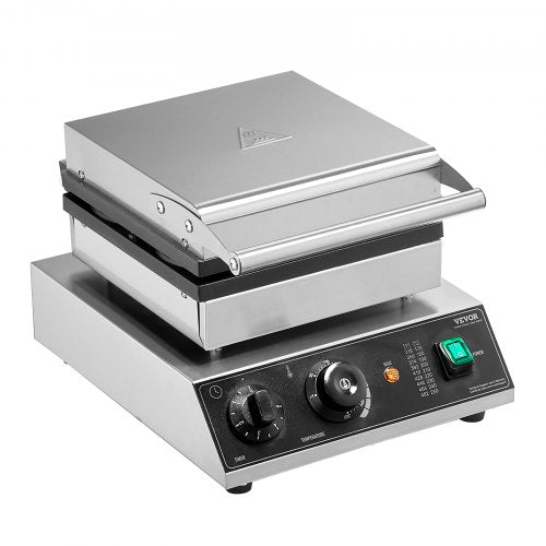 Commercial Waffle Maker 4PCS Round Waffle Baker Machine1750W NonStick