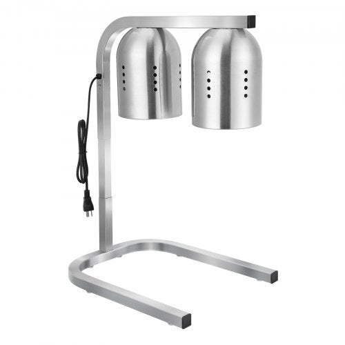 Food Heat Lamp 500W Bulbs Commercial Food Warmer Light Electric Stainless