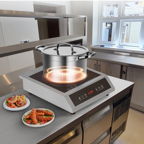 Portable Induction Cooktop 1800W Commercial Induction Burner with 9