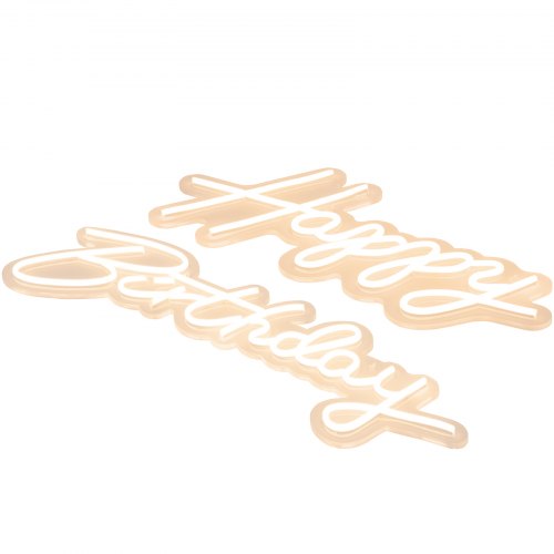 Happy Birthday Neon Sign 18 x 8 26 x 75 LED Neon Lights Signs