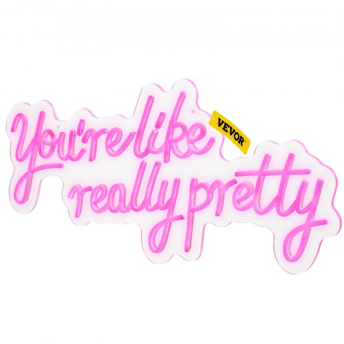 Youre Like Really Pretty Neon Sign 275 x 12 Pink LED Neon Signs for Wall Decor