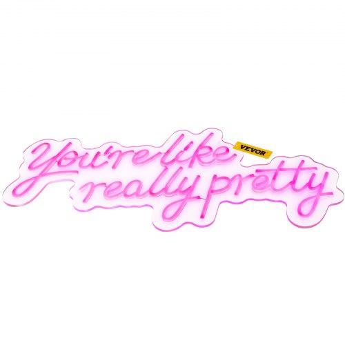 Youre Like Really Pretty Neon Sign 275 x 12 Pink LED Neon Signs for Wall Decor