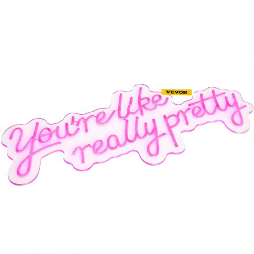 Youre Like Really Pretty Neon Sign 275 x 12 Pink LED Neon Signs for Wall Decor