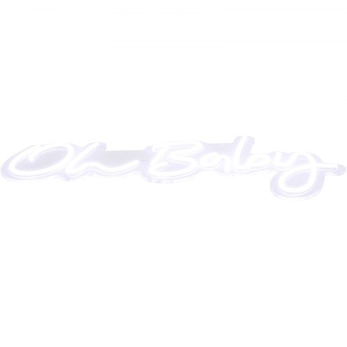 Oh Baby Neon Sign for Wall Decor with Remote Control and Dimmable Switch