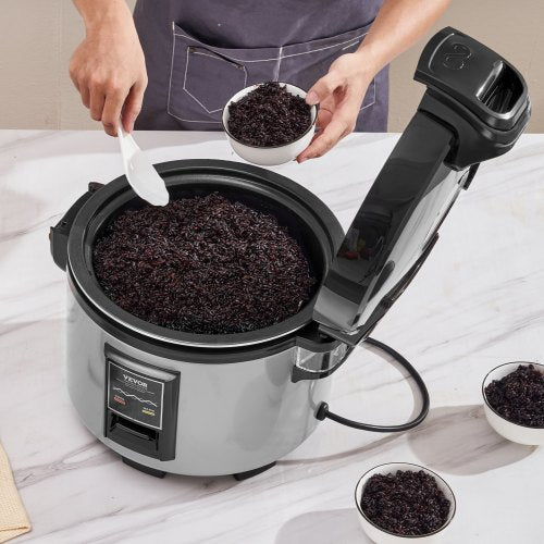 Commercial Rice Cooker 70Cup NonStick Pot 15L 12H Keep Warm Restaurant