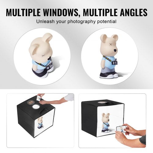 Photo Studio Light Box 12 x 12 30005600K Adjustable 3 Color