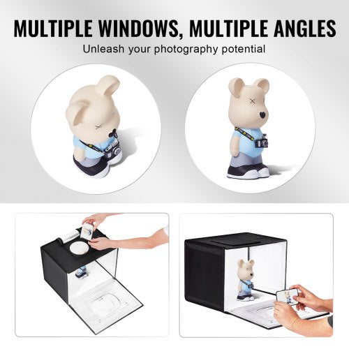 Photo Studio Light Box 12 x 12 30005600K Adjustable 3 Color