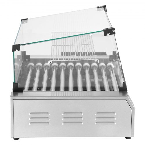 Hot Dog Roller 30 Hot Dog 11 Rollers Stainless Steel Sausage Grill Cooker
