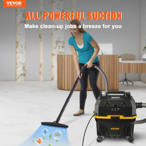 Wet Dry Vac 4 Gallon 5 Peak HP 3 in 1 Shop Vacuum with Blowing Function