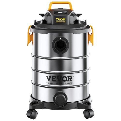 Stainless Steel Wet Dry Shop Vacuum 8 Gallon 6 Peak HP WetDry Vac