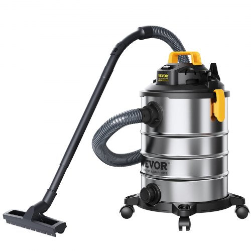 Stainless Steel Wet Dry Shop Vacuum 8 Gallon 6 Peak HP WetDry Vac