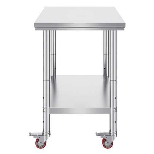 Stainless Steel Work Table 35 x 24 x 33 Inch 700 LBS Load Capacity with 4