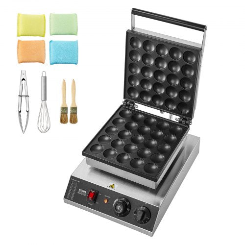 Mini Dutch Pancake Maker 25PCS 43mm Diameter Dorayaki Baker Machine 1700W