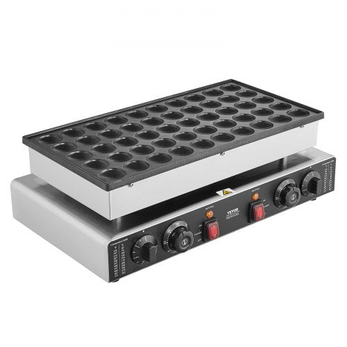 Mini Dutch Pancake Maker 50PCS 43mm Diameter Dorayaki Baker Machine 1700W